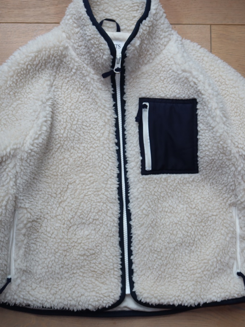 Girls Sherpa Zip Up Sweater Size 12-13